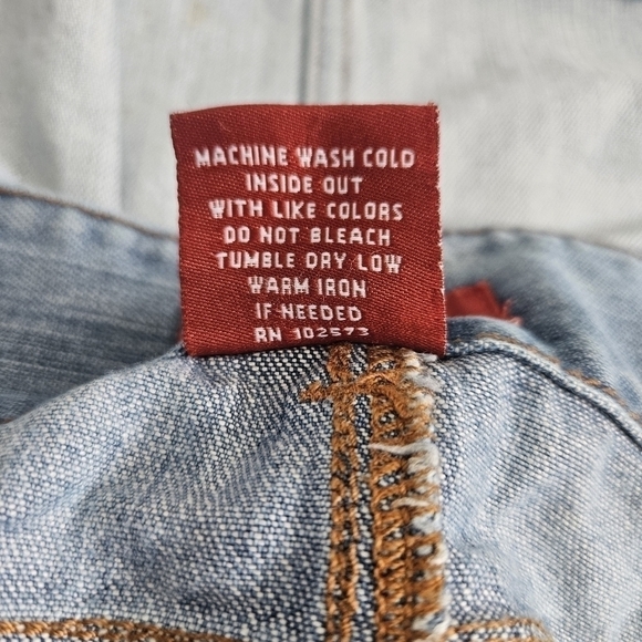 Hollister Y2k 90's Micro Mini Skirt Denim Blue (7) - Picture 13 of 13